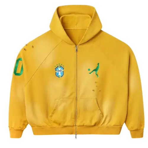 HMDD Brazil Zip Up Hoodie HMDD Brazil Zip Up Hoodie