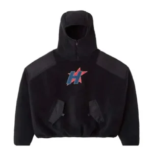 HMDD H-Star Balaclava Fleece Jacket Black