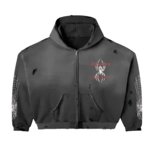 HMDD BLACK WIDOW ZIP UP HOODIE