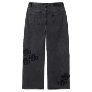 HMDD DOUBLE BLACK PATCH PANT Back