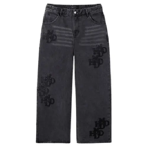 HMDD DOUBLE BLACK PATCH PANT HMDD Patch Pants BLACK