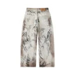 HMDD Graffiti Chino Pants Multi Beige Back