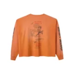 HMDD Gratuity Added Longsleeve T-Shirt Orange Back