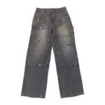 HMDD Grey Denim Work Jeans Back