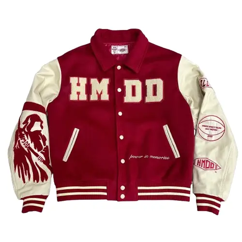 HMDD Varsity Jacket Red HMDD Varsity Jacket Red